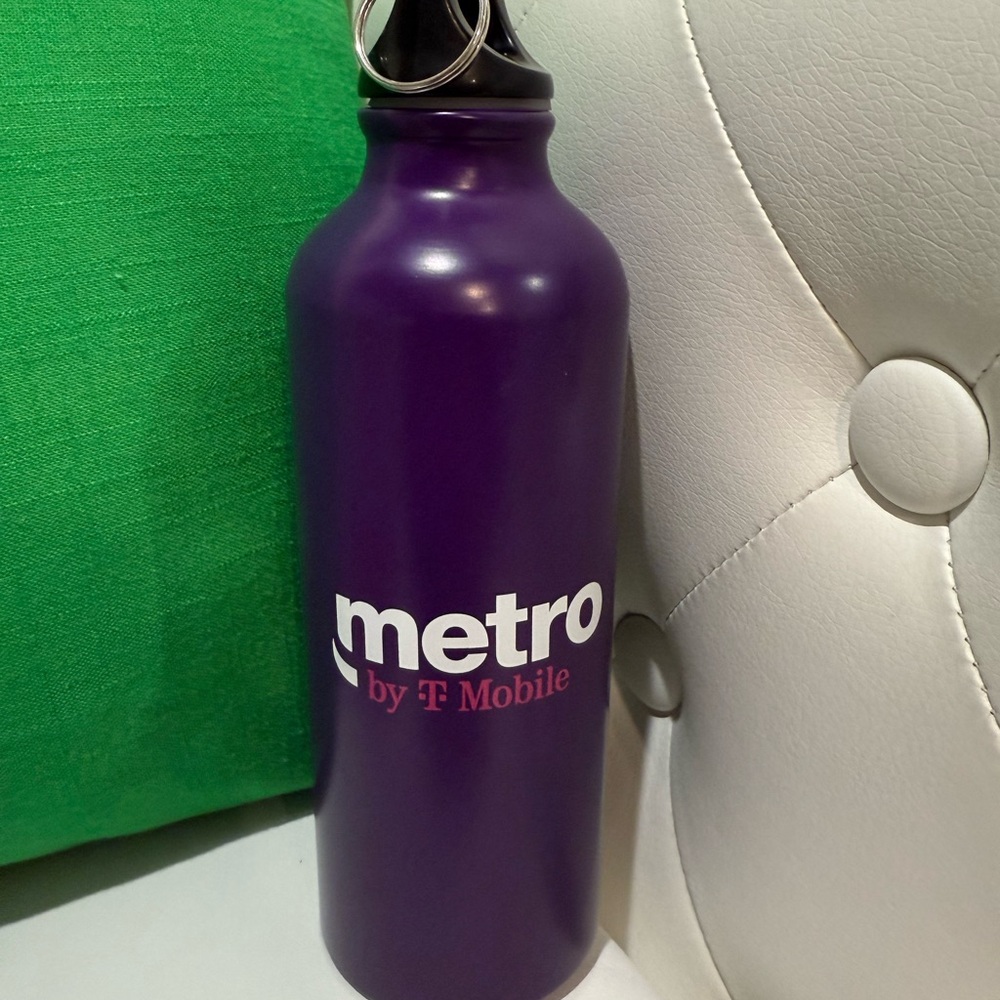 Purple Metro by T-Mobile Water Bottle
